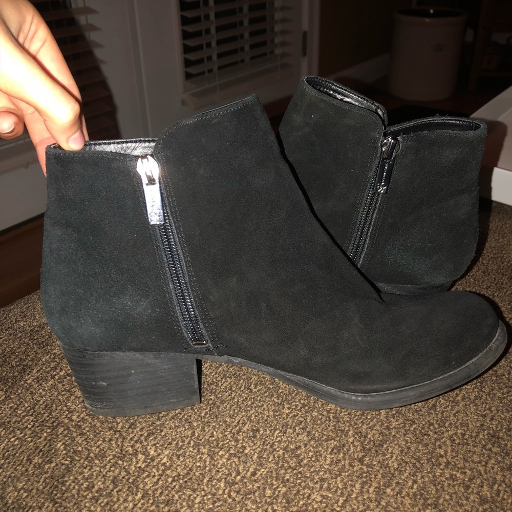 Jessica Simpson suede booties